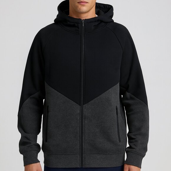 Cougar Other - Cougar Sport Performance Black & Grey Fleece Hoodie XXL NWT